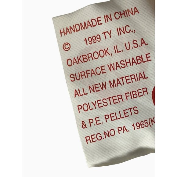 Ty Beanie Baby Sheets The Halloween Ghost Plush Toy White - Picture 8 of 12